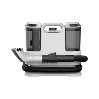 Nettoyeur de tapis domestique sans sac léger à main électrique, nettoyage humide/sec, extraction par pulvérisation pour canapé en tissu, utilisation en voiture/camping-car/hôtel