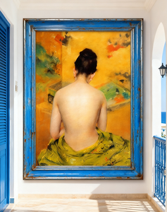 Peintures et arts muraux <span class=keywords><strong>de</strong></span> figures féminines nues, portraits texturés pour la décoration du salon, articles <span class=keywords><strong>de</strong></span> décoration <span class=keywords><strong>de</strong></span> luxe pour la maison - Product Image 3