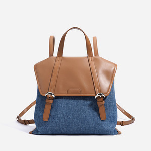 Borsa Tote in Vera Pelle di Vacchetta Denim 2026 da <span class=keywords><strong>Donna</strong></span>, Soluzione 30cm, Grande Capacità, Borsa a Spalla Hobo con Tracolla Larga, 3 Modi di Portare - Product Image 6