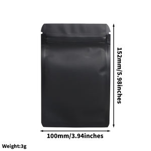 Diseño de tamaño mixto 1G 2G 3,5g aluminio Mylar plástico a prueba de olores bolsa con cremallera fumar tabaco bolsas de embalaje - Product Image 2