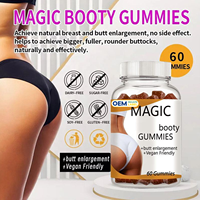Herborigen OEM BBL Gummies Magic Booty Gummies pour l'amélioration des fesses chez l'adulte, efficacité beauté prouvée, fesses plus volumineuses, courbes plus généreuses