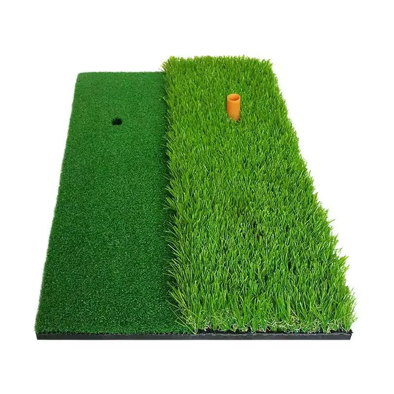 本物の草を保護するための30cmx60cmミニ2in1デュアルターフゴルフ打撃チッピング練習マット