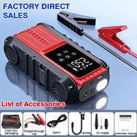 Arrancador de Coches Digital con Inflador de Neumáticos y Monitor de Presión, Material ABS, Presión Máxima de 150 psi para Vehículos y Motocicletas