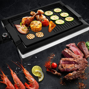 Gril à <span class=keywords><strong>raclette</strong></span> électrique 600W pour 8 personnes avec verre/pierre/plaque moulée sous pression - Product Image 2
