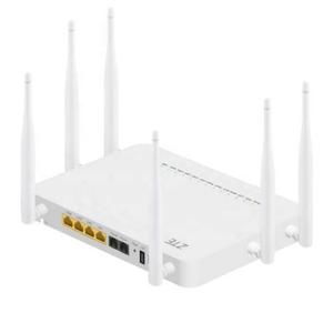 <span class=keywords><strong>Router</strong></span> <span class=keywords><strong>ZTE</strong></span> ZXHN <span class=keywords><strong>F680</strong></span> GPON ONU 1GE+3FE+2POTS+USB+WIFI de doble banda 2.4g y 5g, cuatro puertos de red, categoría de migración óptica - Product Image 1