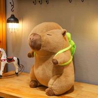 Capibala Dolfijn Koning Dieren Pluche Speelgoed Stressverlichting Geborduurd Kawaii Lelijke Schattige Grote Kussenpop voor Meisjes Verjaardagscadeau