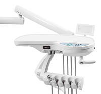 Sillón Dental de Alta Calidad al Precio Más Bajo, Escupidera de Cerámica, Lámpara Oral LED, Equipo para Clínica Dental con Taburete para Dentista