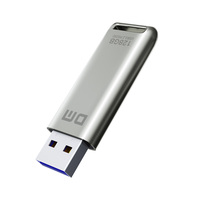 Clé USB 3.2 PD290 en métal argenté pour voiture et ordinateur, lecture et écriture haute vitesse