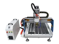 Mini routeur de bureau en pierre CNC STG6090 Table de sculpture en relief 3D 2X3