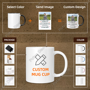 Tasse à café en porcelaine <span class=keywords><strong>personnalisable</strong></span> en gros Tasse en céramique de qualité supérieure imprimée <span class=keywords><strong>avec</strong></span> <span class=keywords><strong>photo</strong></span> et logo personnalisé - Product Image 3