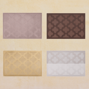 Mantel Individual Rectangular de Estilo Clásico, Fabricado en Teslin y PVC, Estilo Nórdico Occidental, Ecológico, 30x45cm, Aislante Simple, Venta al por Mayor de Fábrica - Product Image 6