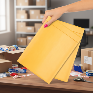 Sobres de burbujas dorados Db Gold de 8.5 x 13 pulgadas, autosellables, impermeables, para embalaje logístico - Product Image 3