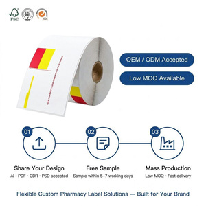 Autocollant Personnalisé pour Étiquette de Prescription Médicale, Flacon Pharmaceutique, Pharmacie, Professionnel de la Santé - Product Image 5