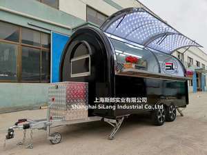 Mỹ tiêu chuẩn tùy chỉnh Waffle bánh pizza cà phê cắm trại thực phẩm Xe Tải/kéo di động giỏ hàng nhà bếp BBQ kiosk với CE - Product Image 4