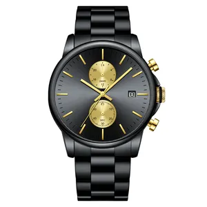 Horloge Voor Mannen Gratis Verzending Roestvrij Quartz Horloge Oem Heren