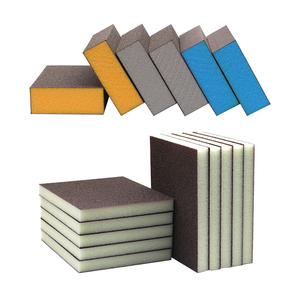 Bloque <span class=keywords><strong>de</strong></span> Lijado <span class=keywords><strong>de</strong></span> Esponja <span class=keywords><strong>de</strong></span> Alta Densidad, Lavable y Reutilizable, con <span class=keywords><strong>Esmeril</strong></span> <span class=keywords><strong>de</strong></span> Alúmina para Pulir Superficies <span class=keywords><strong>de</strong></span> Madera, Paredes, Metal y Azulejos, OEM - Product Image 4