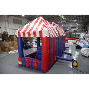 Tente gonflable géante avec plusieurs jeux combinés pour les enfants, activités de plein air, locations pour événements - Product Image 4