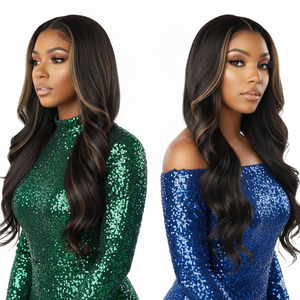 Parrucca Frontale 13x4 Annodata a Mano Senza Colla, in Fibra Sintetica Trasparente Resistente alle Alte Temperature, con <span class=keywords><strong>Capelli</strong></span> Mossi, Calotta Media e Pre-Piumata - Product Image 3