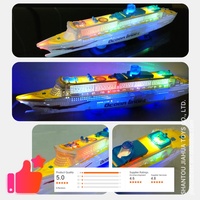 AiJH, modelo de crucero, nuevo producto, Juguetes giratorios con música intermitente, juguetes eléctricos universales para cruceros