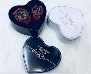 WYGICOO-Reloj <span class=keywords><strong>de</strong></span> pulsera para hombre y mujer, cronógrafo negro chapado en oro, juegos <span class=keywords><strong>de</strong></span> regalo para parejas con caja <span class=keywords><strong>de</strong></span> regalo - Product Image 6