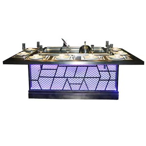 Cookeryaki Commercia 日本厨房设备气体铁板烧烧烤桌
