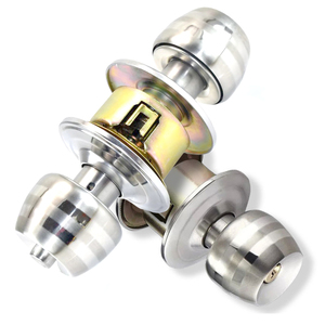 XMM-831 thép không gỉ bóng Knob Door <span class=keywords><strong>Lock</strong></span> với phím Chống Trộm nội thất cửa an ninh khóa cho phòng ngủ phòng tắm - Product Image 5