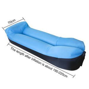 Camping Inflatable Lazy <b>Sofa</b> Air Mattress Lounge Chair for Outdoor Indoor Blow up Seat Sleeping Bed Waterproof <b>Folding</b> Air <b>Sofa</b> - Product Image 2