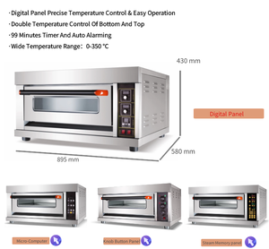 <span class=keywords><strong>Horno</strong></span> de Panadería de Una Bandeja con Panel Digital R&M CE, <span class=keywords><strong>Horno</strong></span> de Panadería de Una Sola Plataforma para Uso Doméstico, Mini <span class=keywords><strong>Horno</strong></span> de Panadería YCD 1D Económico y Pequeño en Venta - Product Image 6