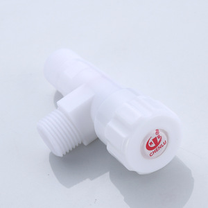 Robinet d'angle en plastique Morning Dew, filetage mâle, diamètre intérieur standard 0,8, pression de service, structure carrée - Product Image 5