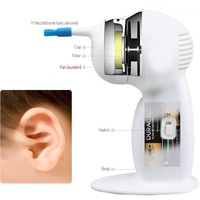 Nettoyeur d'oreilles portable, jetable, étanche, écologique, à piles AA, avec aspiration douce pour enfants et adultes de 6 ans et plus, kit d'outils