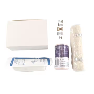 निर्माता कस्टम उच्च लोचदार क्रीप पट्टी के लुभावनीय चिकित्सा घाव देखभाल लोचदार पट्टी लाल रेखा - Product Image 2