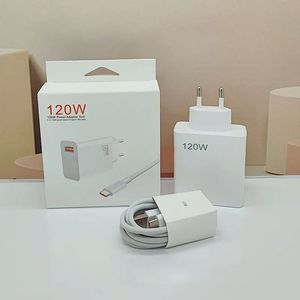 Gold Label 120w Charger Sets <b>EU</b> US <b>Adapter</b> With 6A Type C Data Cable Super Fast Charger Phone <b>Adapters</b> for Xiaomi - Product Image 4