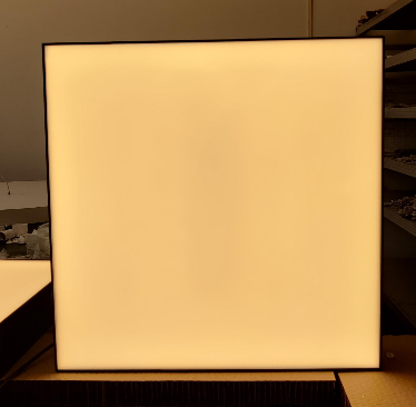 Modern LED Square RGB Ceiling Panel Light with Multiple Control Options for Home Use