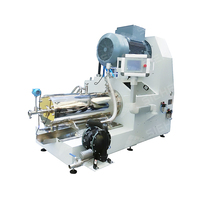 Machine à broyer horizontale à broches pour encres à base de solvants et d'eau, moulin à billes horizontal ultra-fin pour encres d'impression offset