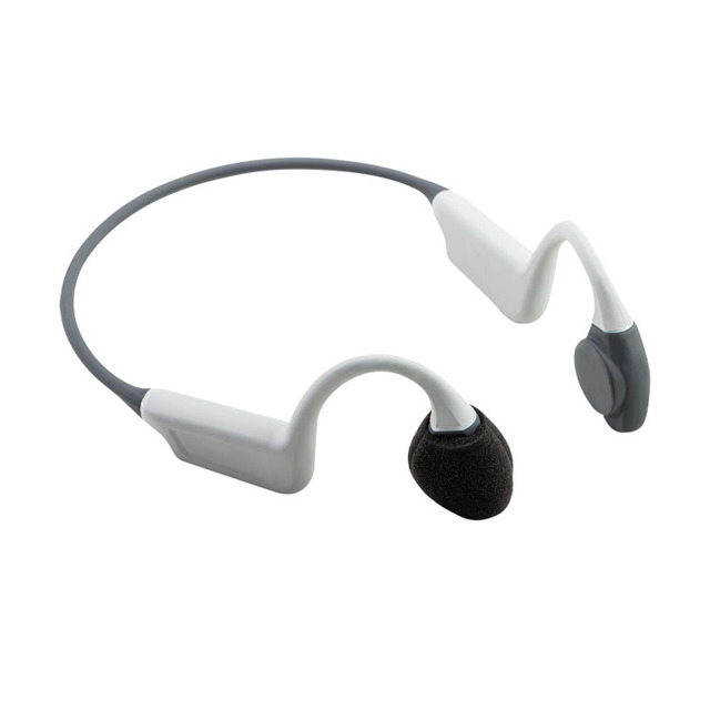 New PTT Bone Conduction Wireless Two-Way Radio Earpiece Open Ear Headset Push-To-Talk Bone Conduction Headphone