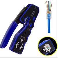 Connecteur RJ45 Cat6 FANGBEI 8P8C UTP non blindé pour câble LAN, contacts en bronze phosphoreux, alimentation, audio/vidéo, réseau, mâle, PC