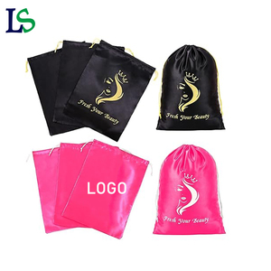Bolsa de Satén Personalizada con Logotipo y Tamaño, para Ropa Interior, Lencería, Regalos, Bolsa de Satén Suave con Cordón para Viajes - Product Image 2