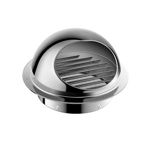 YOTO Tutup Ventilasi Dinding Eksterior Baja Tahan Karat 304 yang Diperkuat, Penutup Ventilasi Bulat untuk Penghisap Asap, Lubang Udara 304 - Product Image 1