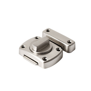 Zinc Alloy Door Bolt O Type Pin Brushed Surface Mounted <b>Lock</b> For Cabinets Doors Windows Minimalist Design Easy Installation - Product Image 1