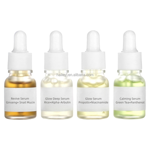 Kit <span class=keywords><strong>de</strong></span> <span class=keywords><strong>d</strong></span>écouverte <span class=keywords><strong>de</strong></span> sérums coréens pour la peau, 4 pièces, 10 ml, mini-sérums pour peaux sèches, ternes, pour un teint éclatant, apaisant et réparateur, coffret cadeau - Product Image 2