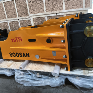 Martelo Hidráulico para Escavadora <span class=keywords><strong>Soosan</strong></span> <span class=keywords><strong>Sb131</strong></span> de 30 Toneladas com Cinzel de 165mm - Product Image 1