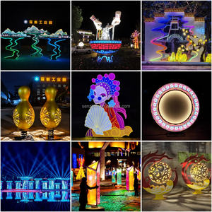 SENZHAO Led Paysage Illuminé Irrégulier <span class=keywords><strong>Polygone</strong></span> Lumière Moderne LED Motif Lumière Métal Sculpture Lumière - Product Image 6