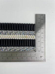 Pantuflas de Moda con <span class=keywords><strong>Tiras</strong></span> Anchas, Accesorios Decorativos en la Parte Superior y Adornos de Perlas y Diamantes de Imitación - Product Image 5