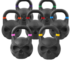 Kettlebell โครงกระดูกเหล็กหล่อปรับแต่งได้,ใบหน้าผี Kettlebells - Product Image 1