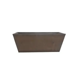 Greenship <span class=keywords><strong>Pot</strong></span> de fleurs carré écologique en plastique recyclé, facile à <span class=keywords><strong>suspendre</strong></span>, décoratif pour jardin, <span class=keywords><strong>petit</strong></span> arbre, protection UV - Product Image 4