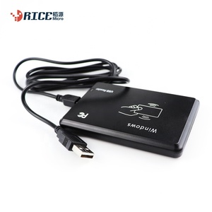 Rice Micro 13.56MHz <span class=keywords><strong>RFID</strong></span> <span class=keywords><strong>HF</strong></span> NFC 15693 Máy Tính Để Bàn Đọc Sách Di Động Với Giao Diện USB Cung Cấp Điện - Product Image 1