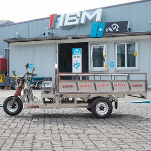 Tricycle électrique à corps ouvert 2.2m> 1000W fer robuste 800kg charge utile 40 km/h capacité de fret passager livraison directe vente moto - Product Image 1