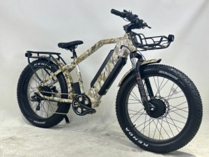 Vélo <span class=keywords><strong>Électrique</strong></span> Tout-Terrain (<span class=keywords><strong>VTT</strong></span>) Puissant et Personnalisable à Double Moteur, 26 Pouces, Double Batterie 60V 30AH, pour la Chasse - Product Image 6