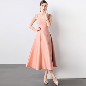 Fábrica de Diseñadores de Ropa de Moda, <span class=keywords><strong>Vestido</strong></span> <span class=keywords><strong>Midi</strong></span> Tipo A Personalizado OEM, Vestidos para Mujer - Product Image 3