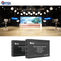 Extenseur KVM fibre IP Bitvisus à latence nulle 30 km 4K - 1.4 USB 2.0 Multi-appareils RS232 Transmission transparente Métal